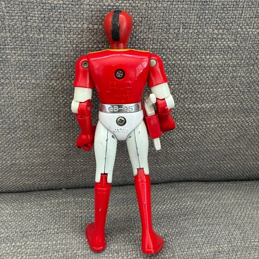 Popy Chogokin Dyna Red 1983 Japan Kagaku Sentai Dynaman Die-Cast 4.5